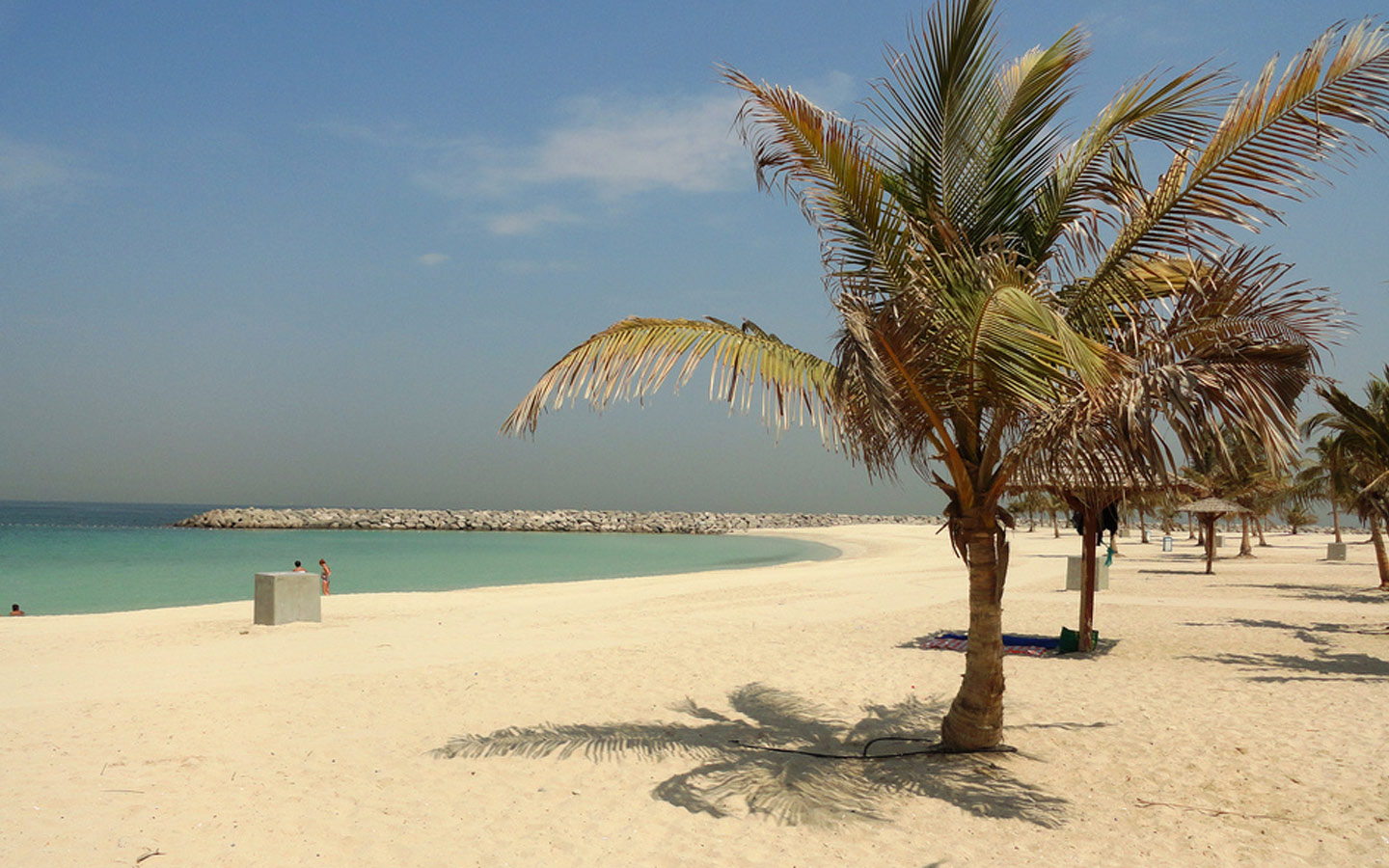 Mamzar beach close to Deira