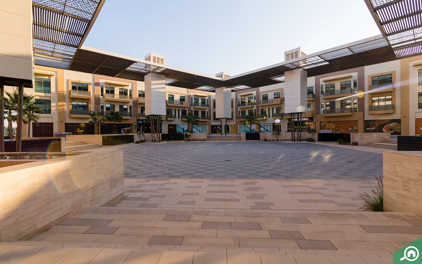Plaza in The Sustainable City