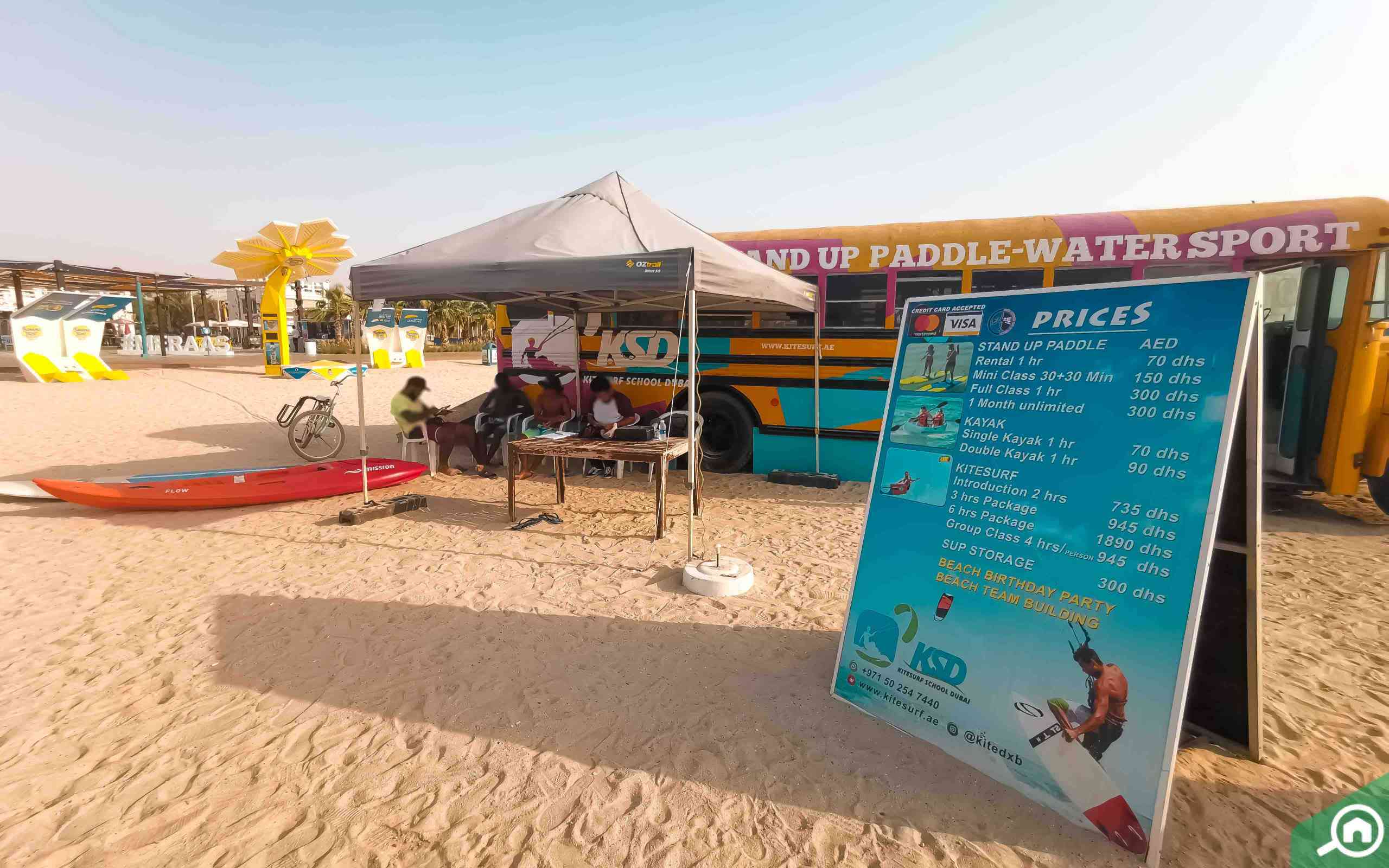 kite beach near sheikh zayed road
