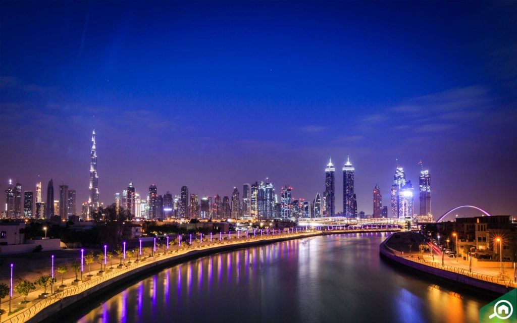 Dubai Water Canal near Al Safa