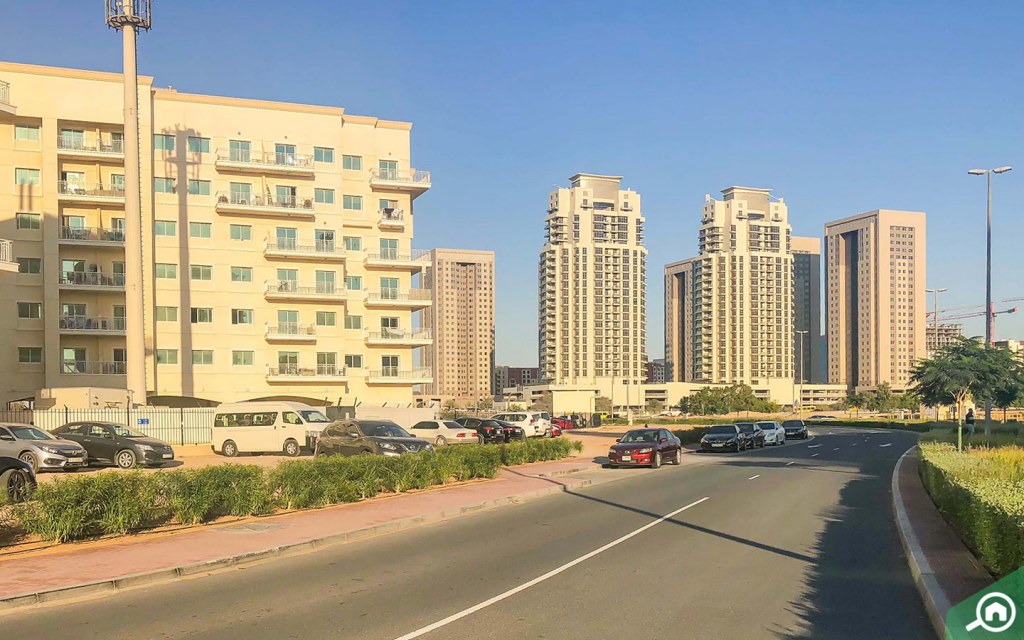 Apartment buildings in liwan 