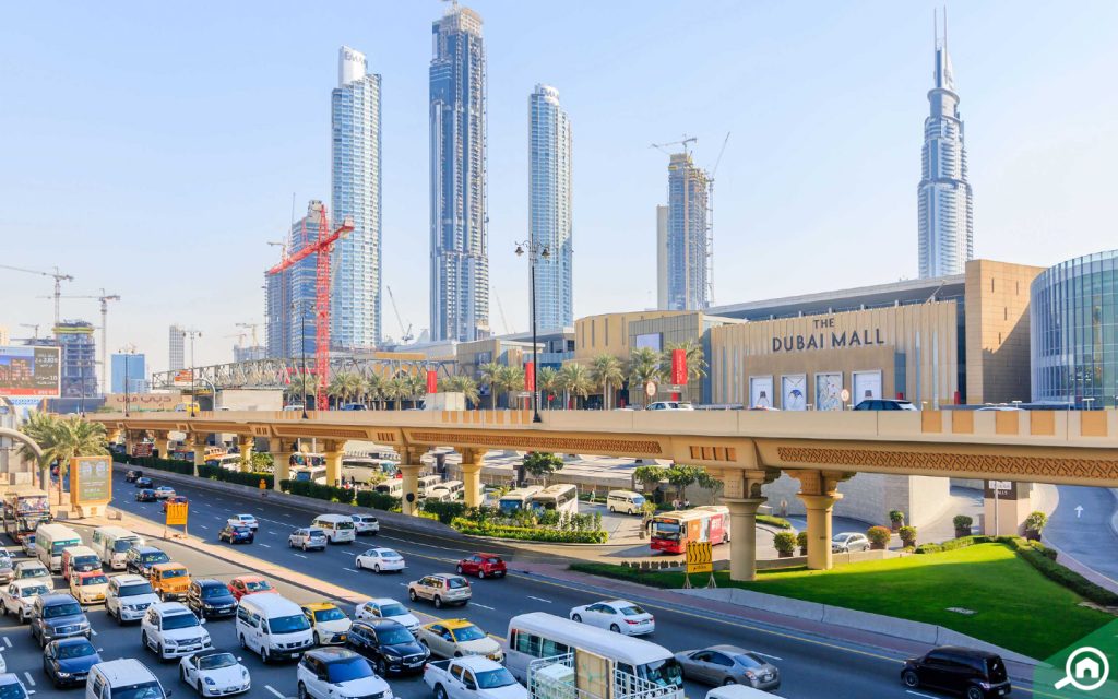 dubai mall near mbr city