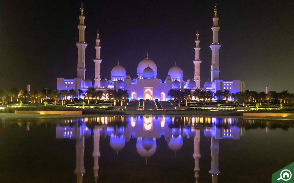 Sheikh Zayed Grand Mosque near Al Zahraa