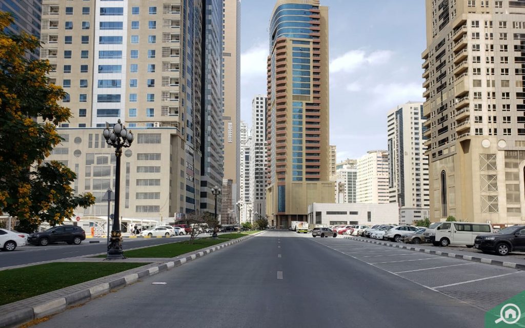 Street view of Al Qasba