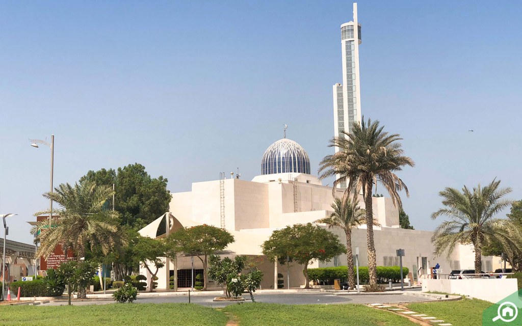 mosque near palma residences