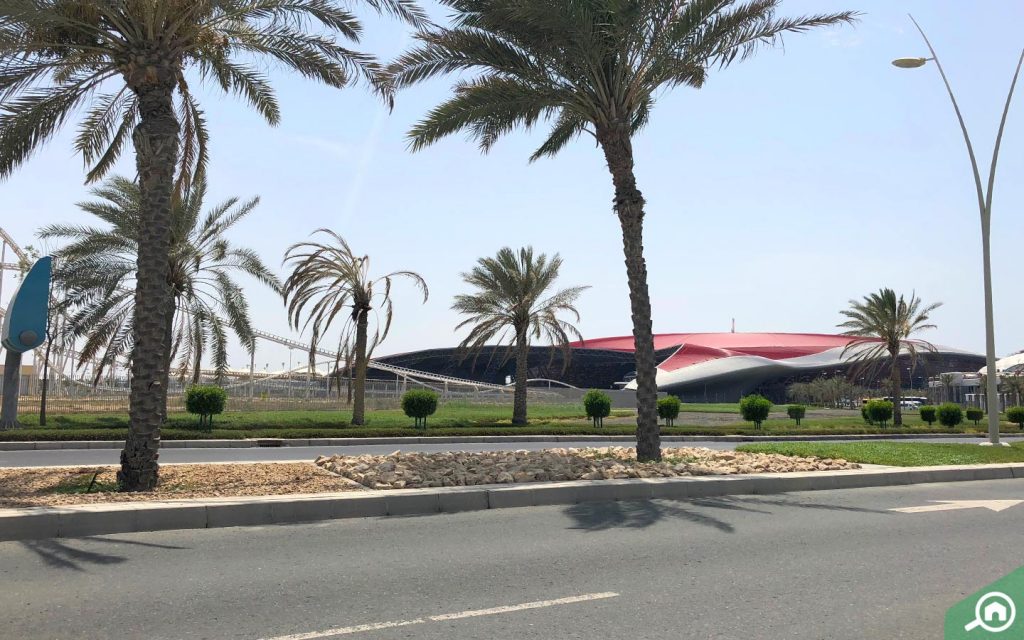 ferrari world exterior view