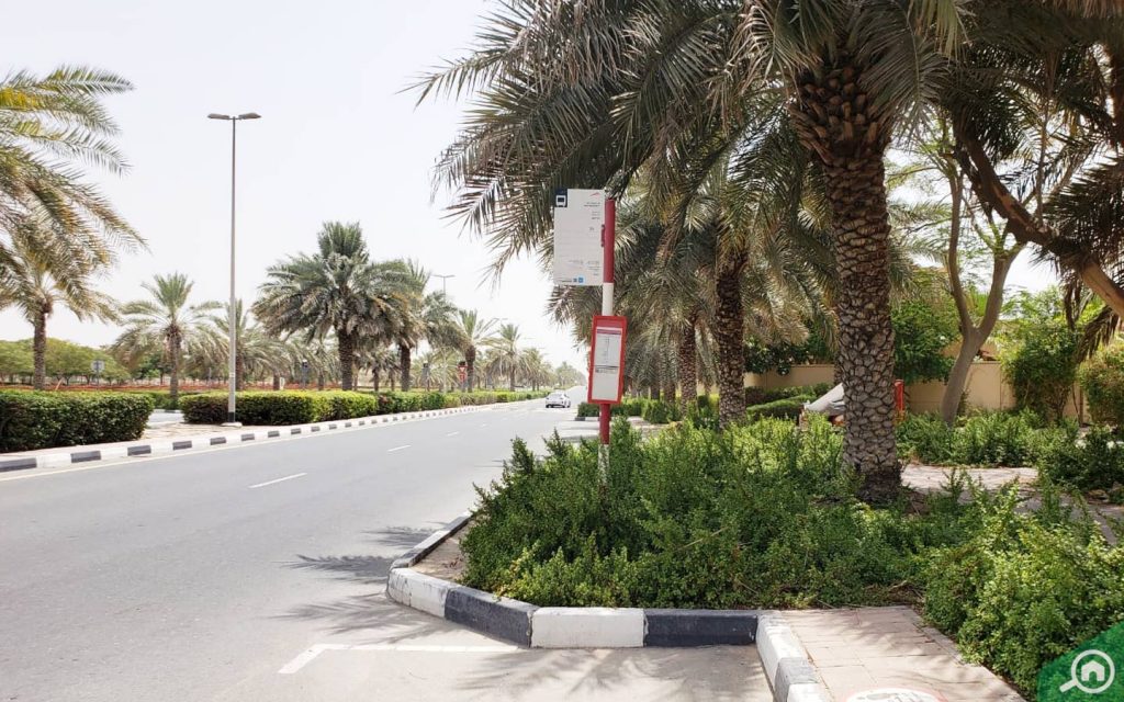 bus stop in oud al muteena 1