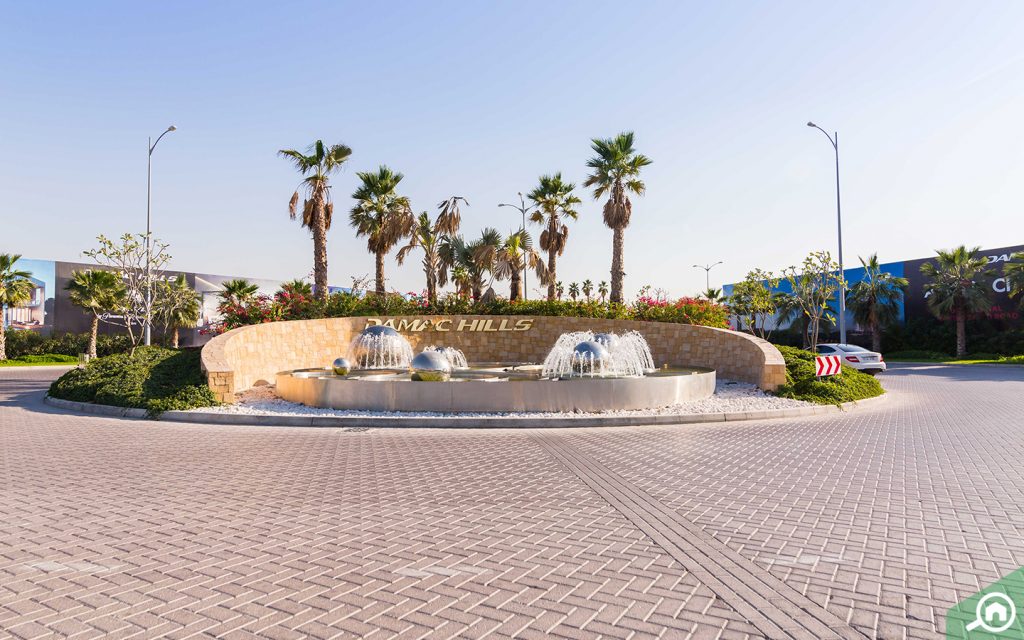 نافورة في المنطقة