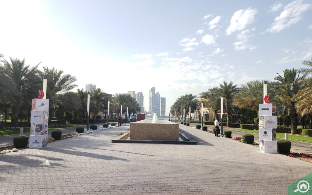 A view of Al Majaz Park