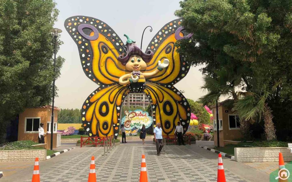 Entrance of Dubai Butterfly Garden