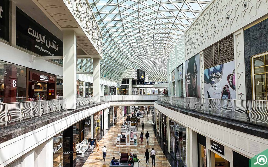 Inside view of Dubai Festival City Mall
