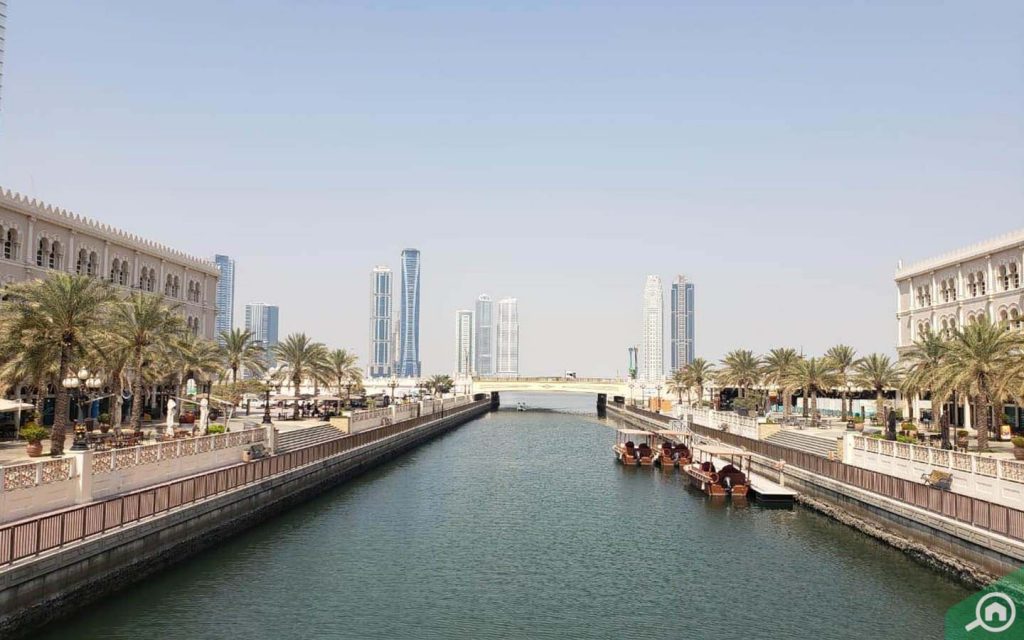 A view of Al Qasba Canal