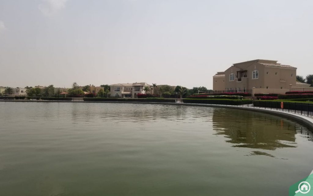 al reem 2 lake-side community view