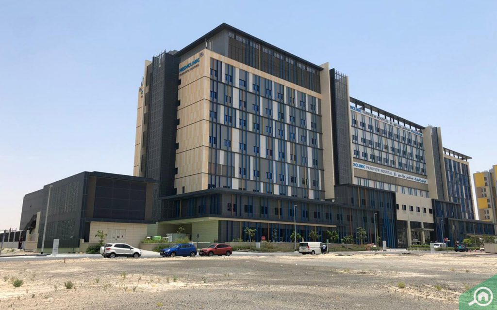 Entrance of Mediclinic Parkview Hospital