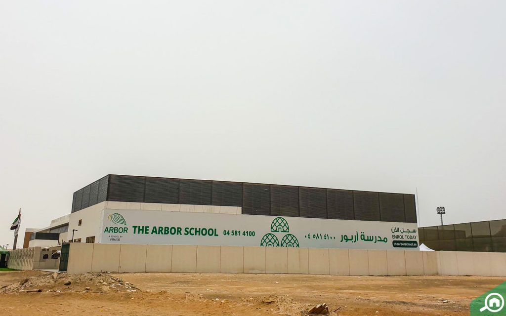 entrance of The Arbor School