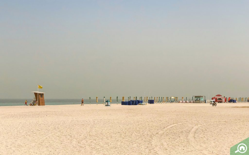 At Umm Suqeim Beach, you can enjoy night swimming as well