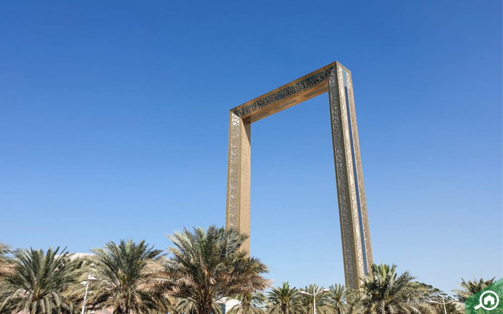 dubai frame near al jafiliya