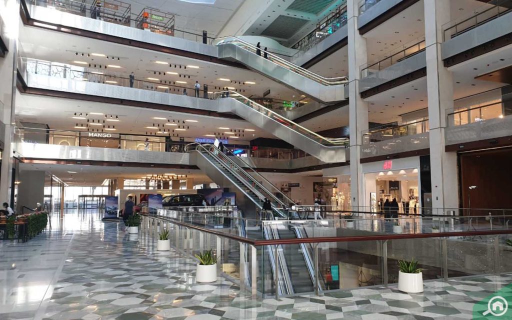 galleria mall near saadiyat beach