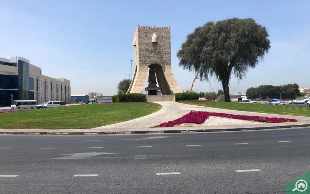 street view of Lamp Roundabout