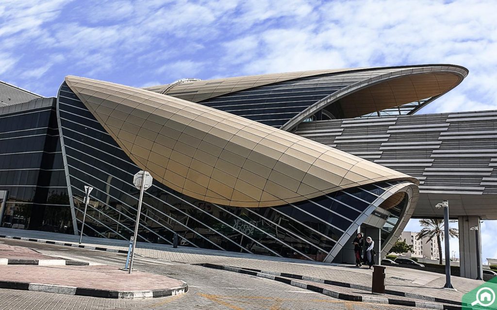 stadium metro station near al qusais residential area