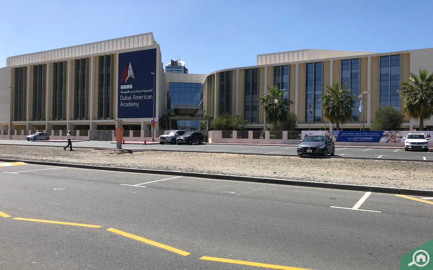 GEMS Dubai American Academy near Garden Homes Frond F