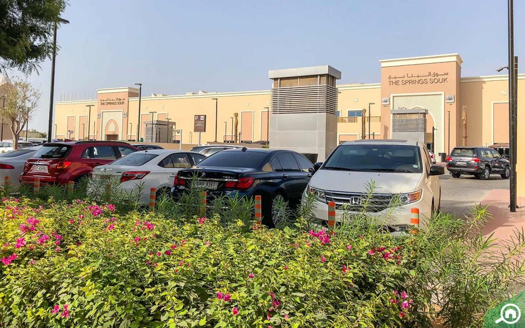 street view of Springs Souk Dubai