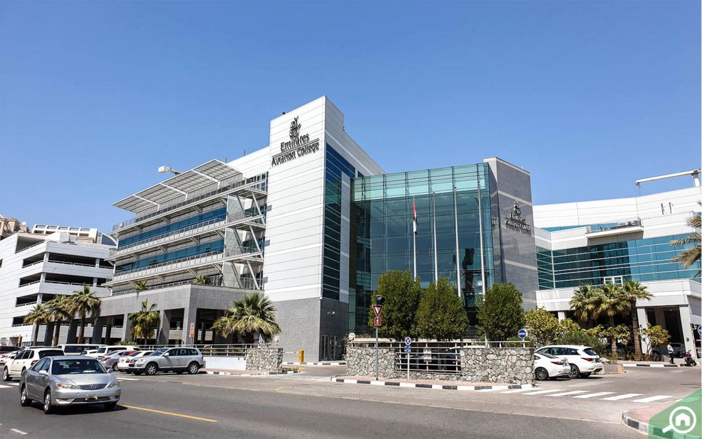 street view of Emirates Aviation College